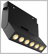 Трековый светильник Maytoni Magnetic track system Points rot TR033-2-6W3K-B цвет плафона/подвески Черный, цвет арматуры Черный