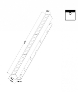 Трековый светильник Maytoni Magnetic track system Points TR031-2-18W3K-B цвет арматуры Черный-6