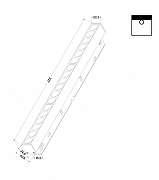 Трековый светильник Maytoni Magnetic track system Points TR031-2-18W4K-B цвет арматуры Черный-1