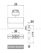 Трековый светильник Maytoni Magnetic track system Points TR015-2-20W4K-W цвет арматуры Белый-3