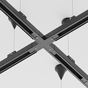 Коннектор Х-образный Maytoni Trinity TRA005CX-31B цвет арматуры Черный-2