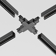 Коннектор Х-образный Maytoni Trinity TRA005CX-31B цвет арматуры Черный-3