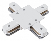 Коннектор Х-образный Maytoni Single phase track system Accessories for tracks TRA002CX-11W цвет арматуры Белый