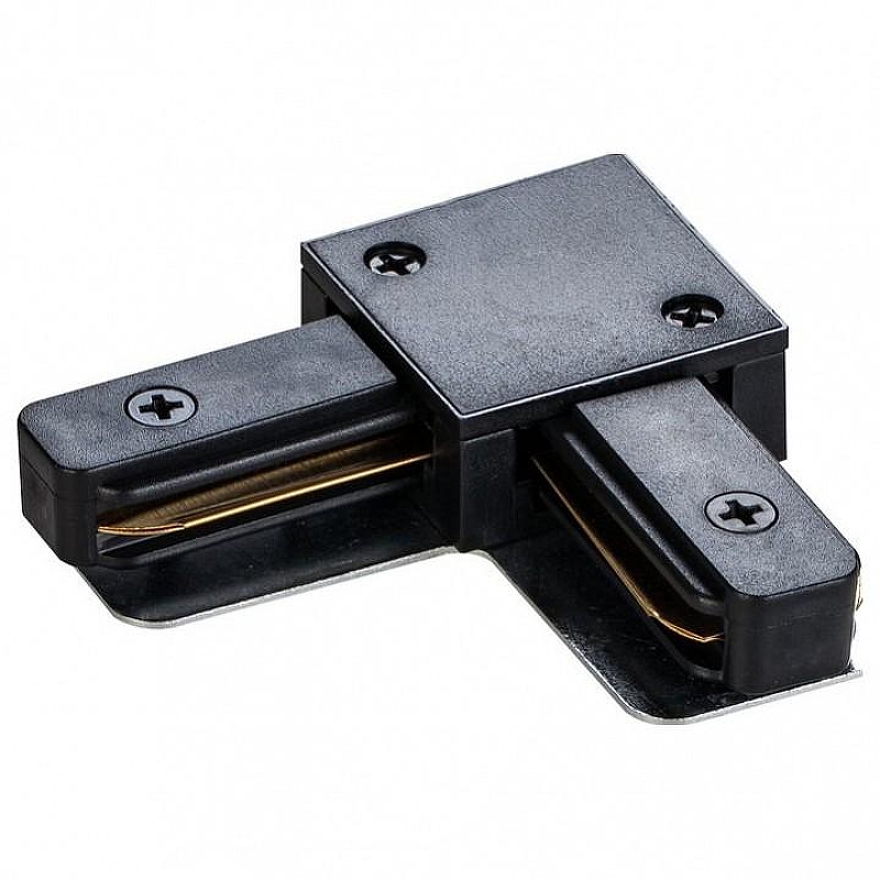 Коннектор L-образный Maytoni Single phase track system Accessories for tracks TRA001CL-11B 