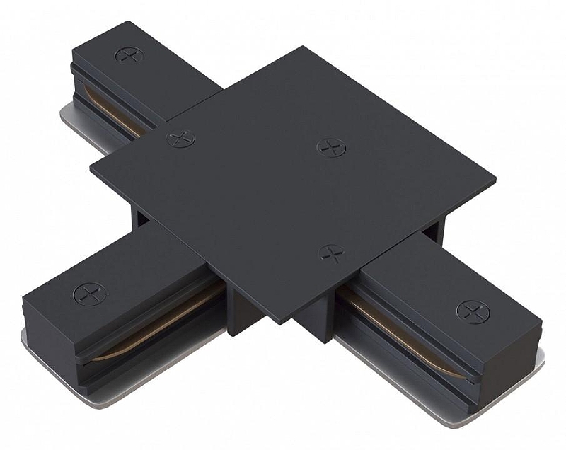 Коннектор T-образный Maytoni Single phase track system Accessories for tracks TRA002CT-11B 