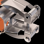 Держатель пружинный Maytoni Single phase track system Accessories for tracks TRA002HR-11B цвет арматуры Серебро-1