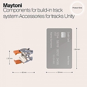 Держатель пружинный Maytoni Single phase track system Accessories for tracks TRA002HR-11B цвет арматуры Серебро-7