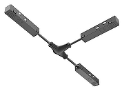 Коннектор Т-образный Maytoni Magnetic track system Accessories for Exility TRA034CWT-42B цвет арматуры Черный-1