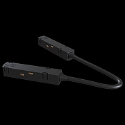 Коннектор гибкий Maytoni Magnetic track system Accessories for tracks TRA004CPC-22B цвет арматуры Черный-1
