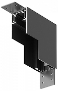 Коннектор угловой Maytoni Magnetic track system Accessories for tracks TRA004ICL-21B цвет арматуры Черный