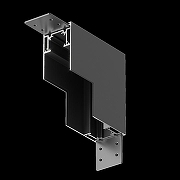 Коннектор угловой Maytoni Magnetic track system Accessories for tracks TRA004ICL-21B цвет арматуры Черный-1