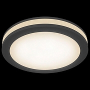 Встраиваемый светильник Maytoni Downlight Phanton DL303-L12B цвет плафона/подвески Белый, Черный, цвет арматуры Черный-1