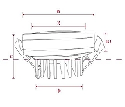 Встраиваемый светильник Maytoni Downlight Phanton DL303-L12B цвет плафона/подвески Белый, Черный, цвет арматуры Черный-3