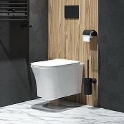 Унитаз Grossman Style GR-4474S подвесной цвет Белый глянец с сиденьем Микролифт-4