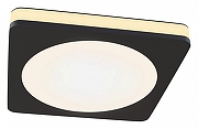 Встраиваемый светильник Maytoni Downlight Phanton DL2001-L7B цвет плафона/подвески Белый, Черный, цвет арматуры Черный