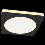 Встраиваемый светильник Maytoni Downlight Phanton DL2001-L7B цвет плафона/подвески Белый, Черный, цвет арматуры Черный-1