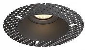 Встраиваемый светильник Maytoni Downlight Dot DL042-01B цвет плафона/подвески Черный, цвет арматуры Черный