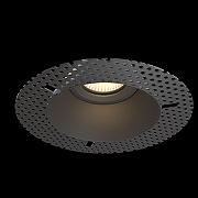 Встраиваемый светильник Maytoni Downlight Dot DL042-01B цвет плафона/подвески Черный, цвет арматуры Черный-1