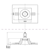 Встраиваемый светильник Maytoni Downlight Gyps Modern DL001-1-01-W цвет Белый-8