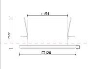 Встраиваемый светильник Maytoni Downlight Metal Modern DL008-2-01-B цвет Черный-3