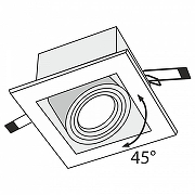 Встраиваемый светильник Maytoni Downlight Metal Modern DL008-2-01-W цвет Белый-2