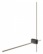 Настенный светильник Maytoni Ceiling Wall Pars Led C070WL-L12GB3K цвет плафона/подвески Черный, цвет арматуры Золото, Черный