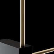 Настенный светильник Maytoni Ceiling Wall Pars Led C070WL-L12GB3K цвет плафона/подвески Черный, цвет арматуры Золото, Черный-6