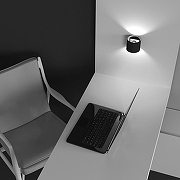 Настенный светильник Maytoni Ceiling Wall Rond C066WL-01B цвет плафона/подвески Черный, цвет арматуры Золото, Черный-8