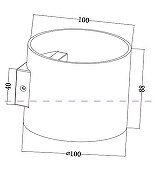 Настенный светильник Maytoni Ceiling Wall Rond C066WL-01B цвет плафона/подвески Черный, цвет арматуры Золото, Черный-9