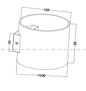 Настенный светильник Maytoni Ceiling Wall Rond C066WL-01MG цвет плафона/подвески Золото, цвет арматуры Черный-8