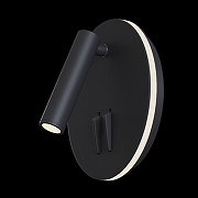 Настенный светильник Maytoni Ceiling Wall Ios 176 Led C176-WL-01-6W-B цвет плафона/подвески Черный, цвет арматуры Черный-1