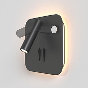 Настенный светильник Maytoni Ceiling Wall Ios 176 Led C175-WL-01-6W-B цвет плафона/подвески Черный, цвет арматуры Черный-2