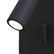 Настенный светильник Maytoni Ceiling Wall Ios 176 Led C175-WL-01-6W-B цвет плафона/подвески Черный, цвет арматуры Черный-4