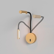 Настенный светильник Maytoni Ceiling Wall Stem Led C035WL-L3MG3K цвет плафона/подвески Золото, цвет арматуры Золото, Черный-3