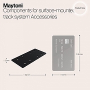 Коннектор прямой Maytoni Magnetic track system Accessories for tracks TRA004C-21S цвет арматуры Черный-4