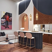 Подвесной светильник Maytoni Ant1c MOD302PL-01CG цвет латунь-3