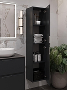 Шкаф пенал Aquanet Алвита New 35 277559 подвесной Антрацит-12