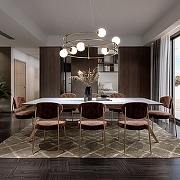 Подвесной светильник Maytoni Balance MOD317PL-06G цвет латунь-8