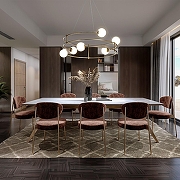 Подвесной светильник Maytoni Balance MOD317PL-06G цвет латунь-18