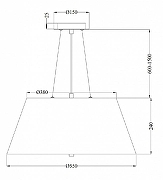 Подвесной светильник Maytoni Bergamo MOD613PL-03CH цвет хром-4