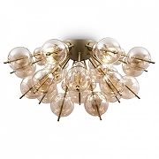 Потолочный светильник Maytoni Modern Bolla MOD133CL-04BS цвет плафона/подвески Оранжевый, цвет арматуры Латунь