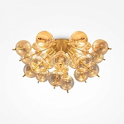 Потолочный светильник Maytoni Modern Bolla MOD133CL-04BS цвет плафона/подвески Оранжевый, цвет арматуры Латунь-5