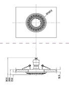 Встраиваемый светильник Maytoni Gyps Classic DL280-1-01-W цвет Белый-1