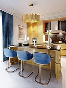 Подвесной светильник Maytoni Col1seo MOD135PL-08BS цвет латунь-3