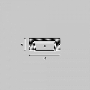 Профиль алюминиевый Maytoni ALM001S-2M накладной Серебро-2