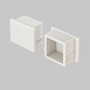 Комплект заглушек для профиля Maytoni Led Strip ALM005EC Хром-3