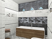 Керамическая плитка AltaCera Shape White WT9SHP00 настенная 24,9х50 см-2