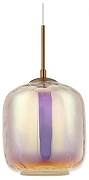 Подвесной светильник Maytoni Dolce MOD001PL-01CFL цвет плафона/подвески Красный, Синий, Зеленый, цвет арматуры Латунь