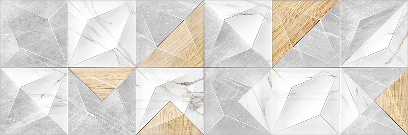 Керамическая плитка Delacora  Каньон разноцветный / Canyon Color WT15CAC55R Глянцевая 