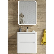 Комплект мебели для ванной STWORKI Монтре 60 432004 подвесной Белый